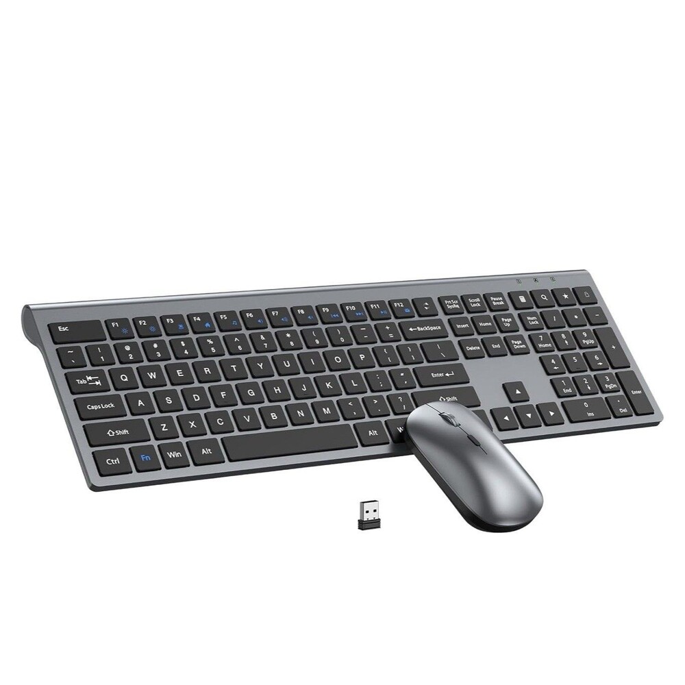 Wireless Keyboard and Mouse Combo, Full Size Long Battery Life